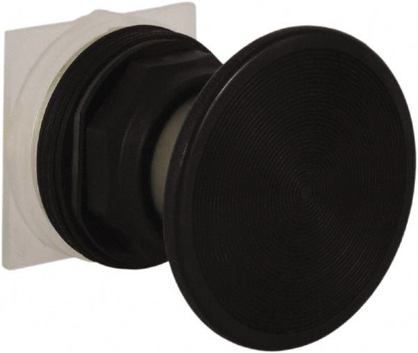 Schneider Electric - 30mm Mount Hole, Extended Straight, Pushbutton Switch Only - Black Pushbutton, Momentary (MO) - Exact Tooling