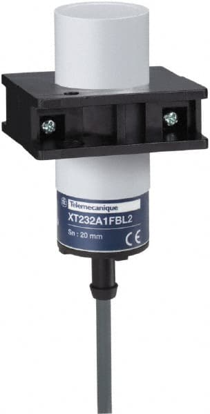 Telemecanique Sensors - NC, 20mm Detection, Cylinder, Capacitive Proximity Sensor - IP67, 24 to 240 VAC, 80mm Long - Exact Tooling
