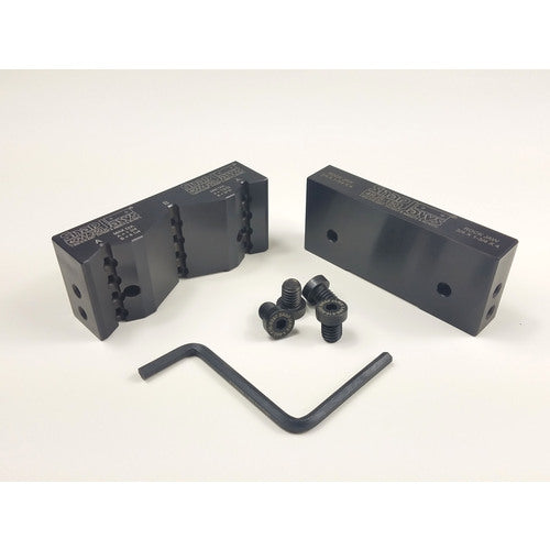 ‎5/8-4″ 4″ Vertical Vee Jaw 1 Set - Exact Tooling