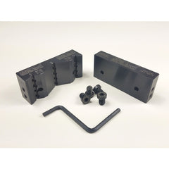 ‎5/8-4″ 4″ Vertical Vee Jaw 1 Set - Exact Tooling