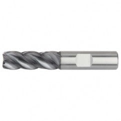 1/4x1/4x3/4x2-1/2 4FL Square Carbide End Mill-Round Shank-AlTiN - Exact Tooling