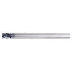3/4x3/4x1x7 4FL Square Carbide End Mill-Round Shank-TiAlN - Exact Tooling