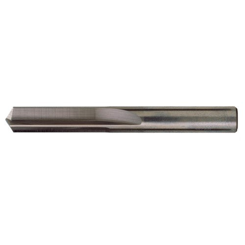 ‎#32 Dia. × 0.116″ Shank × 7/8″ Flute Length × 1-7/8″ OAL, Stub, 140°, Bright, 2xD Flute, Round Solid Carbide Drill - Exact Tooling
