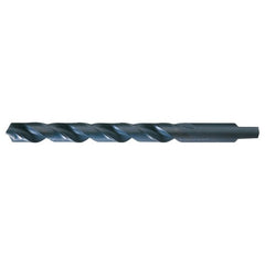 #4 RHS / RHC HSS 118 Degree Radial Point Automotive Tanged Shank Drill - Steam Oxide - Exact Tooling