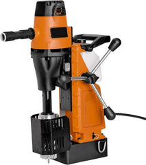 Cleveland Steel Tool - 3" Travel, Portable Magnetic Drill Press - 660 RPM, 11.7 Amps, 1.8 hp, 1400 Watts - Exact Tooling