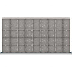 LISTA - 36-Compartment Drawer Divider Layout for 3.15" High Drawers - Exact Tooling