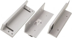 Schlage - 1,500 Lb Capacity, Anodized Aluminum Angle Bracket - Exact Tooling