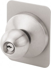 Falcon - Aluminum Finish, Steel Knob Trim - Nonhanded, For Falcon - Exact Tooling