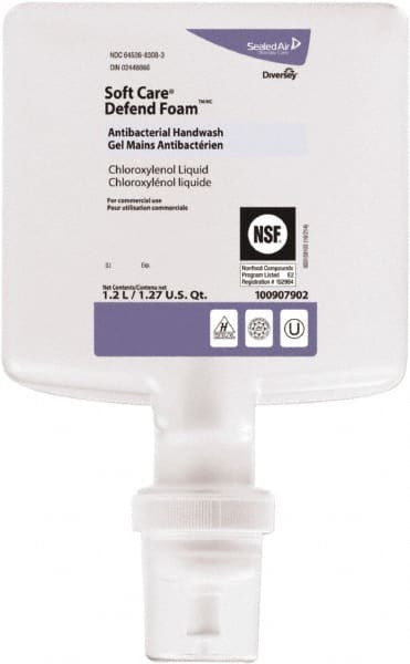 Diversey - 1.2 L Cartridge Foam Soap - Clear, Fragrance Free Scent - Exact Tooling
