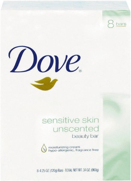 Dove - 4.5 oz Box Bar Soap - White, Unscented - Exact Tooling