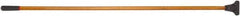 Harper Brush - 60 x 1-1/8" Wood Handle for Laitner Broom Heads - Bolt-On Connection, Tan - Exact Tooling