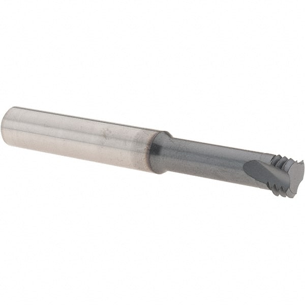 Iscar - 0.312" Cutting Diam, 3 Flute, Solid Carbide Helical Flute Thread Mill - Internal Thread, 0.98" LOC, 2-1/2" OAL - Exact Tooling