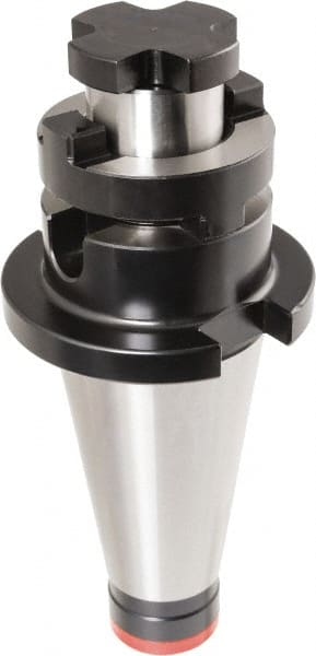 Iscar - DIN2080-50 Taper Shank 40mm Pilot Diam Shell Mill Holder - 27mm Flange to Nose End Projection, 70mm Nose Diam - Exact Tooling