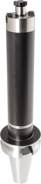 Iscar - BT50 Taper Shank 22mm Pilot Diam Shell Mill Holder - 19mm Flange to Nose End Projection, 61mm Nose Diam, Through-Spindle & DIN Flange Coolant - Exact Tooling