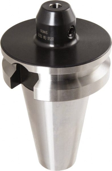 Iscar - BT50 Taper Shank 10mm Hole End Mill Holder/Adapter - 35mm Nose Diam, 70mm Projection, Through-Spindle & DIN Flange Coolant - Exact Tooling