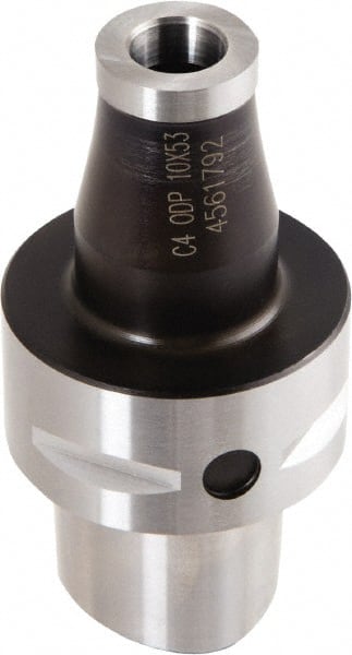 Iscar - C4 Modular Connection 10mm Hole End Mill Holder/Adapter - 18mm Nose Diam, 53mm Projection, Through-Spindle Coolant - Exact Tooling