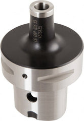 Iscar - C6 Modular Connection 10mm Hole End Mill Holder/Adapter - 18mm Nose Diam, 55mm Projection, Through-Spindle Coolant - Exact Tooling