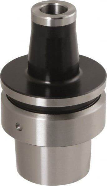 Iscar - HSK50E Taper Shank 12mm Hole End Mill Holder/Adapter - 21mm Nose Diam, 59mm Projection, Through-Spindle Coolant - Exact Tooling