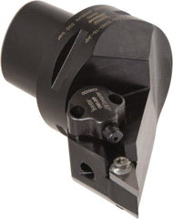 Iscar - Left Hand Cut, Size C5, Various Insert Compatiblity, External Modular Turning & Profiling Cutting Unit Head - 35mm Ctr to Cutting Edge, 60mm Head Length, Through Coolant, Series CAMFIX, Isoturn, JetHPLine - Exact Tooling