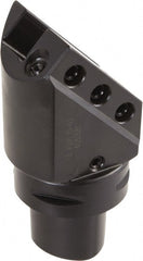 Iscar - 102mm Head Length, Modular Grooving Blade Holder Head - Left Hand Cut, System Size C6, Through Coolant, Series CAMFIX - Exact Tooling