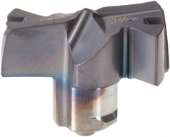 Iscar - Series FCP, 18.69mm Diam Grade IC908 Replaceable Drill Tip - Carbide, TiAlN/TiN Finish, 18 Seat Size - Exact Tooling