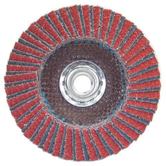 7″ × 1/4″ × 5/8″ Twinfiber Flap Disc Type 29 Conical 80 Grit - Exact Tooling