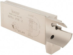 Iscar - 2mm Groove Width, 14mm Max Depth of Cut, Right Hand Cut, HFFA Indexable Grooving Blade - HFPN Insert Style, Series Heliface - Exact Tooling