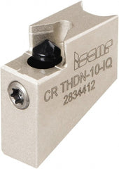 Iscar - Neutral Cut Indexable Grooving Cartridge - TIGER-IQ Insert Style - Exact Tooling