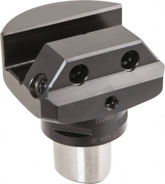 Iscar - 58mm Head Length, Modular Grooving Blade Holder Head - Neutral Cut, System Size C5, Through Coolant, Series CAMFIX - Exact Tooling