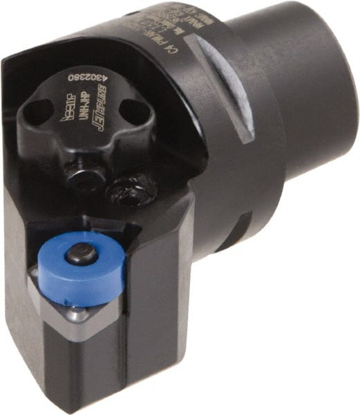 Iscar - Right Hand Cut, Size C4, Various Insert Compatiblity, External Modular Turning & Profiling Cutting Unit Head - 27mm Ctr to Cutting Edge, 50mm Head Length, Through Coolant, Series CAMFIX, Heliturn LD, JetHPLine - Exact Tooling