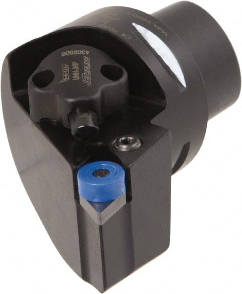 Iscar - Right Hand Cut, Size C4, Various Insert Compatiblity, External Modular Turning & Profiling Cutting Unit Head - 27mm Ctr to Cutting Edge, 50mm Head Length, Through Coolant, Series CAMFIX, Isoturn, JetHPLine - Exact Tooling