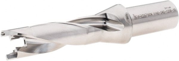 Iscar - 1.142" to 1.177" Diam, 3xD, 3.42" Max Depth, 1-1/4" Shank Diam, 7.58" OAL, Replaceable-Tip Drill - FCP, HCP-IQ, ICK, ICK-2M, ICM, ICP, iCP-2M Insert, 50100296 Toolholder, Series SumoCham - Exact Tooling
