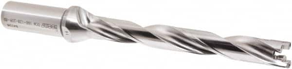 Iscar - 16mm to 16.9mm Diam, 12xD, 128mm Max Depth, 20mm Shank Diam, 203.3mm OAL, Replaceable-Tip Drill - FCP, HCP-IQ, ICK, ICK-2M, ICM, ICP, iCP-2M Insert, 50100346 Toolholder, Series SumoCham - Exact Tooling