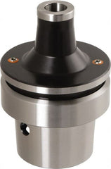 Iscar - HSK63E Taper Shank 12mm Hole End Mill Holder/Adapter - 21mm Nose Diam, 59mm Projection, Through-Spindle Coolant - Exact Tooling