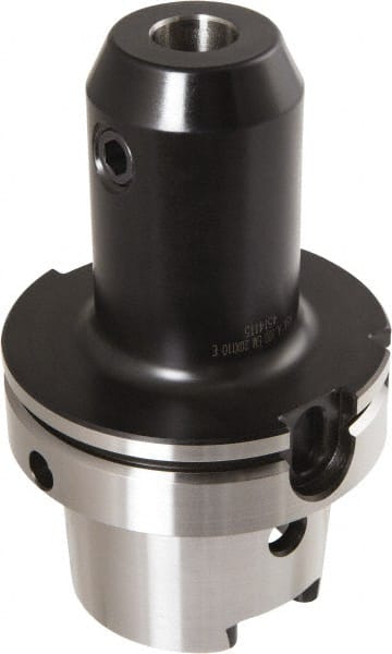 Iscar - HSK100A Taper Shank 20mm Hole End Mill Holder/Adapter - 52mm Nose Diam, 110mm Projection, Through-Spindle Coolant - Exact Tooling