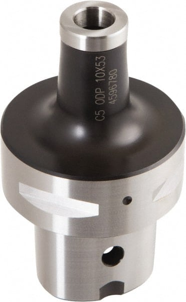 Iscar - C5 Modular Connection 10mm Hole End Mill Holder/Adapter - 18mm Nose Diam, 53mm Projection, Through-Spindle Coolant - Exact Tooling