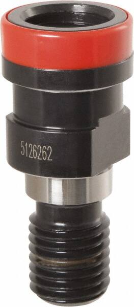 Iscar - BT40 Taper, M16x2 Thread, 15° Angle Radius, Standard Retention Knob - 2.2047" OAL, 63/64" Knob Diam, 1.1024" from Knob to Flange, 0.6693" Pilot Diam - Exact Tooling