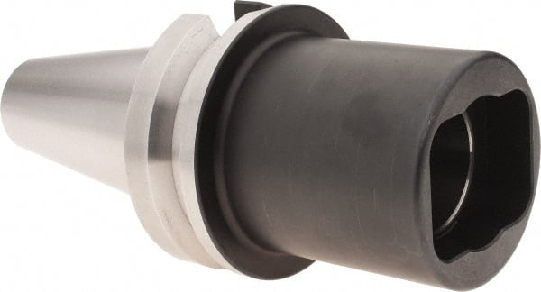 Iscar - BT50 Outside Taper, MT5 Inside Taper, BT to Morse Taper Adapter - 100mm Projection, 78mm Nose Diam - Exact Tooling