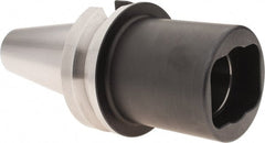 Iscar - BT50 Outside Taper, MT5 Inside Taper, BT to Morse Taper Adapter - 100mm Projection, 78mm Nose Diam - Exact Tooling