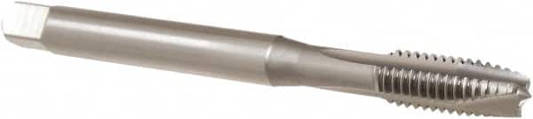 Iscar - 3/8-16 UNC, Uncoated, Cobalt Spiral Point Tap - Plug Chamfer, Right Hand Thread, 100mm OAL, 22mm Thread Length, 9mm Shank Diam, 2B Class of Fit, Series OneTap - Exact Tooling