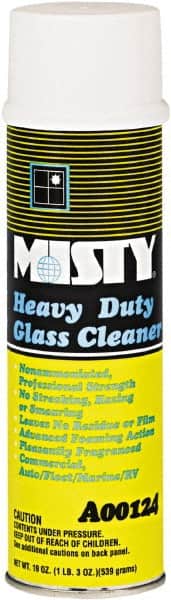 Misty - 20 oz Aerosol Can Citrus Glass Cleaner - Concentrated, Use on Glass - Exact Tooling