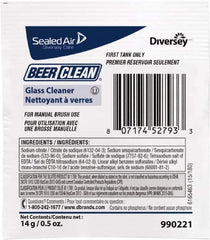 Diversey - 0.50 oz Packet Unscented Glass Cleaner - Use on Beverage Glass - Exact Tooling