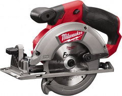 Milwaukee Tool - 12 Volt, 5-3/8" Blade, Cordless Circular Saw - 3,600 RPM, Lithium-Ion Batteries Not Included - Exact Tooling