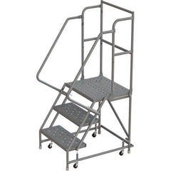 TRI-ARC - Rolling & Wall Mounted Ladders & Platforms Type: Rolling Warehouse Ladder Style: Rolling Platform Ladder - Exact Tooling
