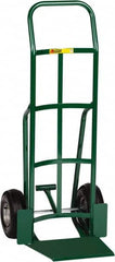 Little Giant - 800 Lb Capacity 47" OAH Hand Truck - 13-1/2 x 16" Base Plate, Continuous Handle, Steel, Pneumatic Wheels - Exact Tooling