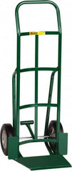 Little Giant - 800 Lb Capacity 47" OAH Hand Truck - 13-1/2 x 16" Base Plate, Continuous Handle, Steel, Solid Rubber Wheels - Exact Tooling
