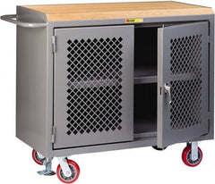 Little Giant - Mobile Service Workbench - Steel, Gray, 48" Long x 24" Deep x 41" High - Exact Tooling