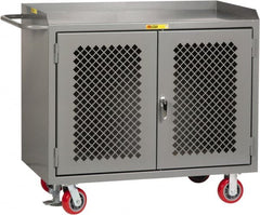 Little Giant - Mobile Service Workbench - Steel, Gray, 48" Long x 24" Deep x 41" High - Exact Tooling