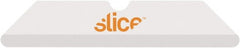 Slice - Ceramic Double Sided Utility Knife Blade 10 - 34mm x 6.5mm x 1.3mm, 4 Pack, For Slice Products - Exact Tooling