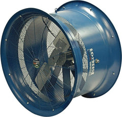 Patterson Fan - 30" Blade, 1 hp, 12,000 CFM, Industrial Circulation Fan - Suspension, 208-230/460 Volts, 1 Speed - Exact Tooling